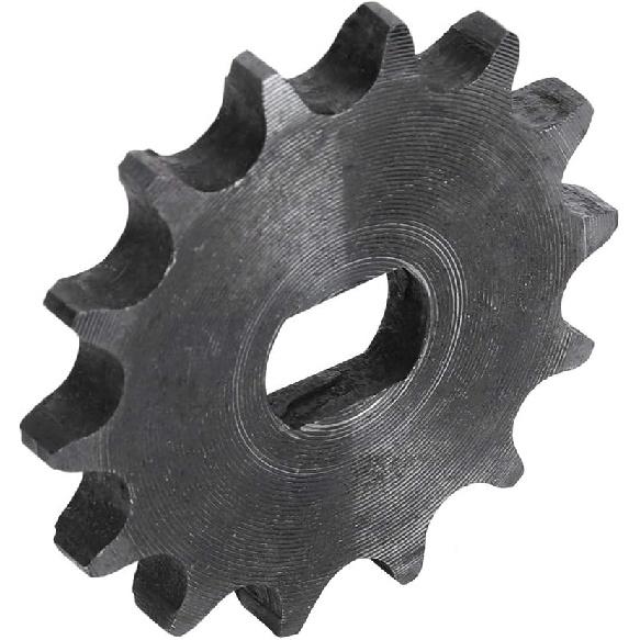 25H Bike Sprocket and Chain Set, 14 Tooth 428 Metal Chain Gear Sprocket, 12x17mm Sprocket for Electric Scooters