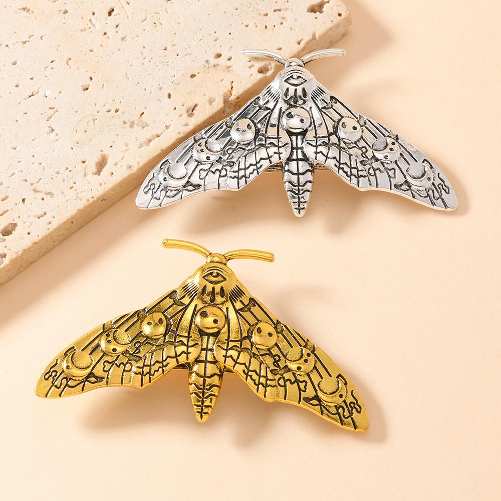 1 Fashionable Retro Moth Hair Clip, Ideal for Daily Use, Versatile and Personalized Headwear, Exquisite Girl Style Hair Accessory.