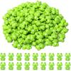 40 Pack Mini Green Plastic Frogs Small Frog Figurine Tiny Frogs To Hide Fairy Garden Miniature Dollhouse Home Decor Party Supply
