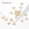 14K Gold Plated 9mm Spring Ring Clasp For Jewelry Making,Clasps For Necklaces Bracelets Accessories,Connectors Clasps Fittings