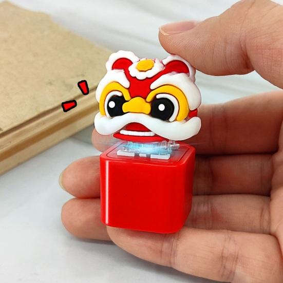 Cartoon Keyboard Fidget Keychain with Light Sound Stress Relief Portable Travel