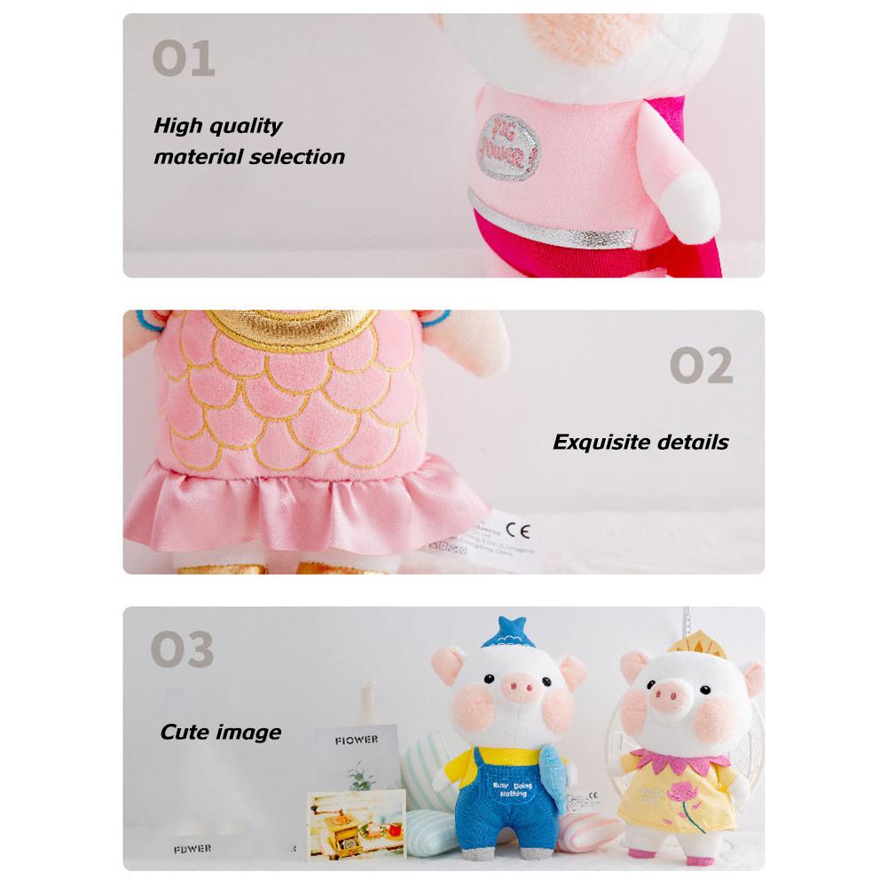 Active Pig Anime Character Stuffed Toy Soft Cuddly Friends Baby Sleeping Pillow