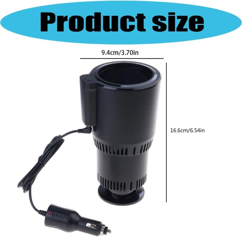 Auto Beverage Coolers And Heater Cooling Heating Car Cup Holder Refrigerator For Driving Comfort In Vehicle