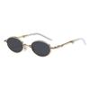 Fashion Oval Frame Sun Protection Glasses With Uv400 For Casual Women