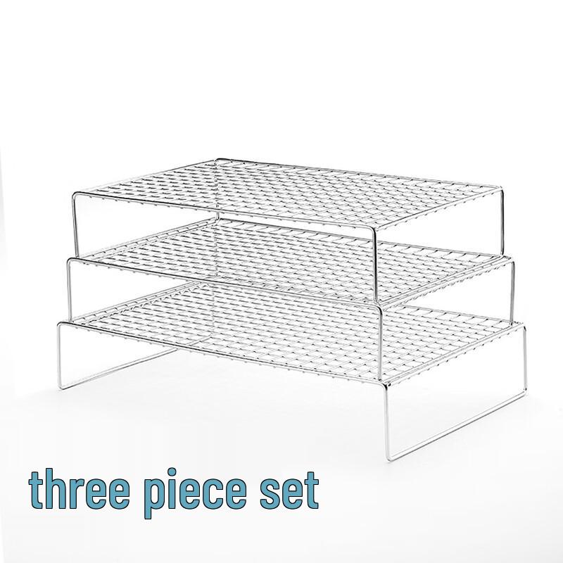 Utoo Stainless Steel 3-Tier Cake Cooling Rack Set