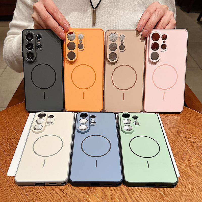 Magnetic Wireless Charging Case For Samsung Galaxy S26 Ultra S25 S24 S23 A17 A56 A37 A16 A35 A55 A15 A36 A55 For Magsafe Cover