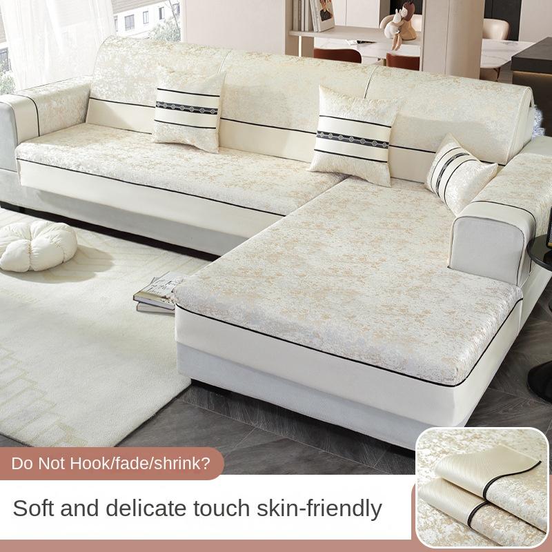 Enkel Moderne Sofapute Fire Sesonger Universelt Sofatrekk Stoff Høy presisjon Sofatrekk Altomfattende Sklisikkert Trekk