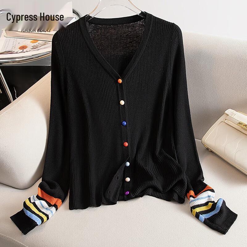 

Women s V-Neck Knit Cardigan M