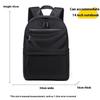 Trendy Large Capacity Student Backpack Casual Commuter Water-resistant Unisex Schoolbag Simple Personality Backpack
