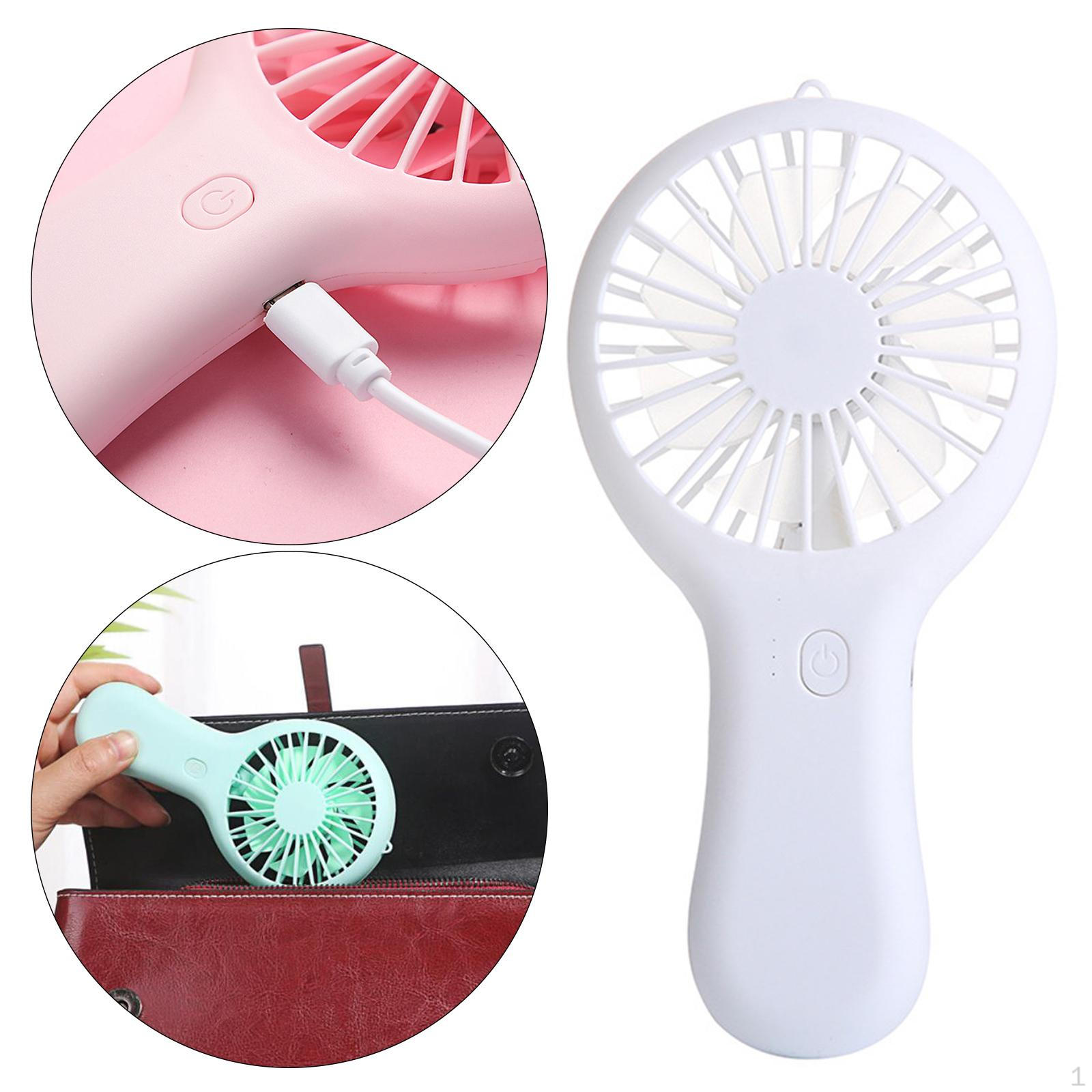 Compact and Convenient USB Rechargeable Handheld Fan for Kids