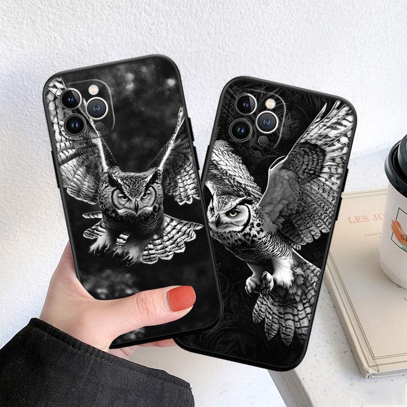 IX5 Cartoon Art Owl New Luxury Phone Case for Huawei P Smart S Z Y5P Y6P Y7A Y8P Y8S Y9A Y9S P10 P20 P30 Lite Pro