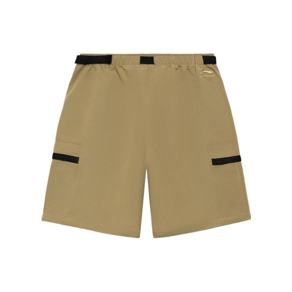 Li Ning Sportmode Kollektion Lässige Shorts Herren Authentisch Khaki Mittel AKSS501-2