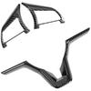 Carbon Fiber Steering Wheel Decoration Cover Frame Trim for Nissan Rogue Altima Sentra Kicks LEAF Versa AccessoriesJAS