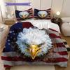 American Bald Eagle Poster Bedding, Duvet Cover, Pillowcase, Home Decoration, Birthday Gift (1 * Duvet Cover+2 * Pillowcase, Coreless)