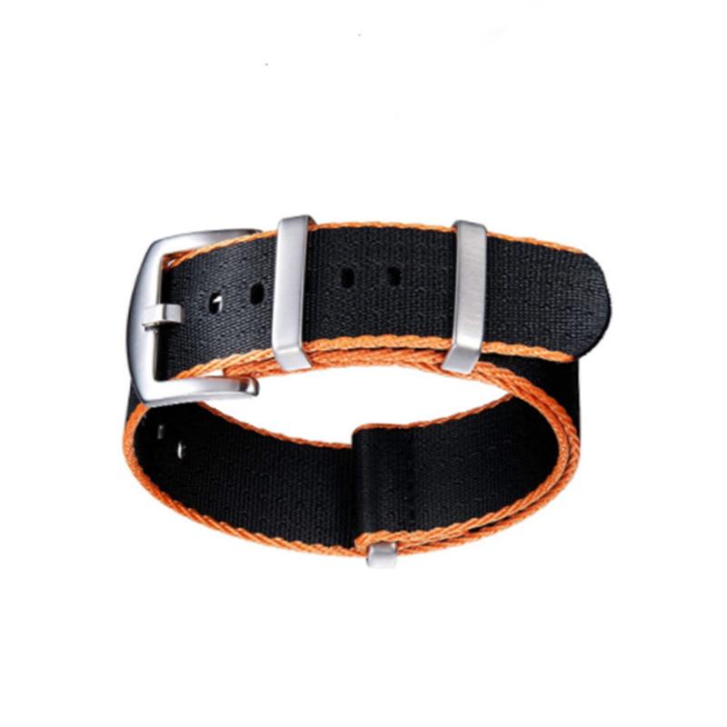 High-End NATO One-Piece Nylon Watch Strap - Canvas Woven, Sizes 18/20/22/24.