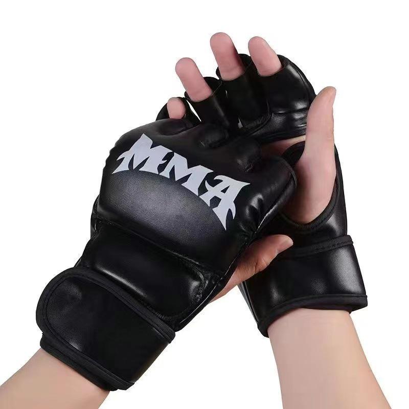 Adult Sanda Boxing Sparring Gloves - XL, Extra Thick Protective Gear