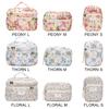 Quilted Makeup Bag Makeup Organizer Bag Aesthetic Simple Skincare Bag Large Capacity Makeup Clutch Purse for Women Girls