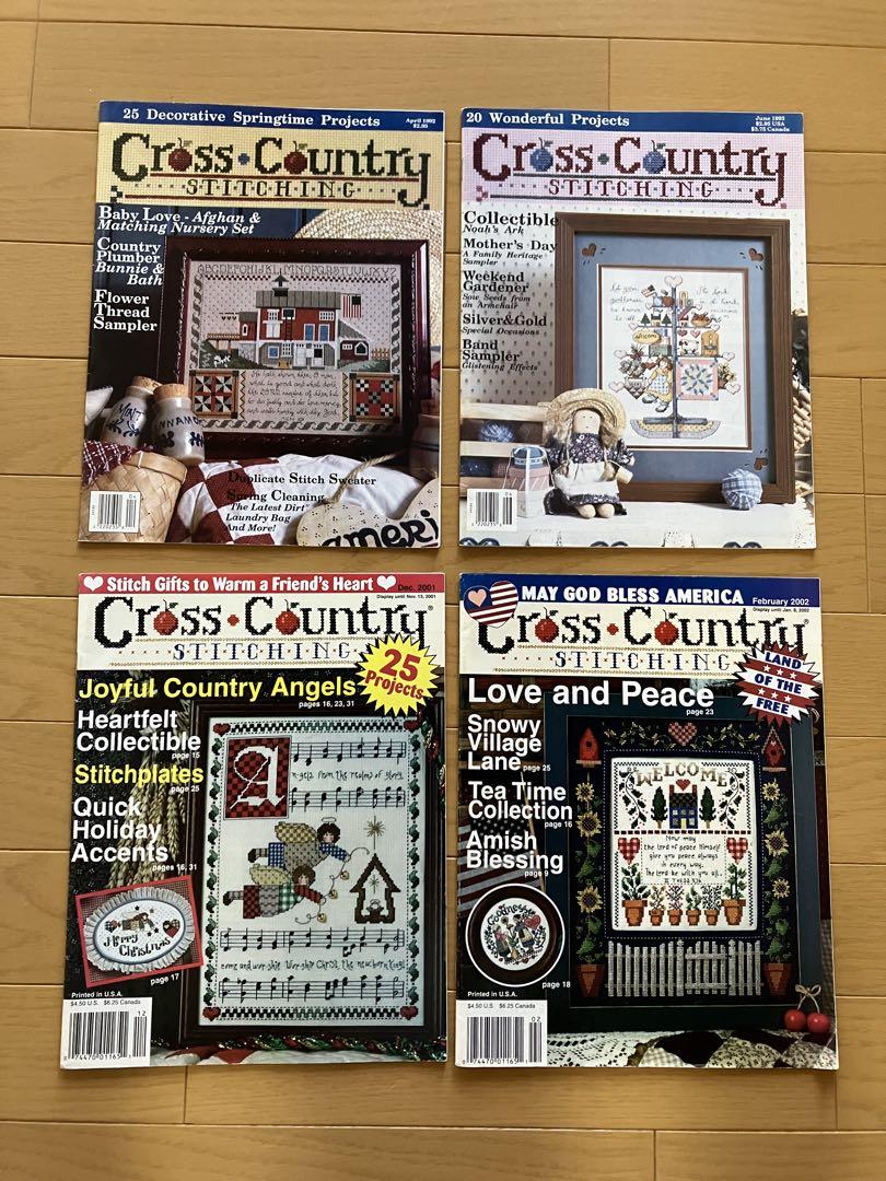 

[USED] Cross Country Stitching Magazines (4 volumes)