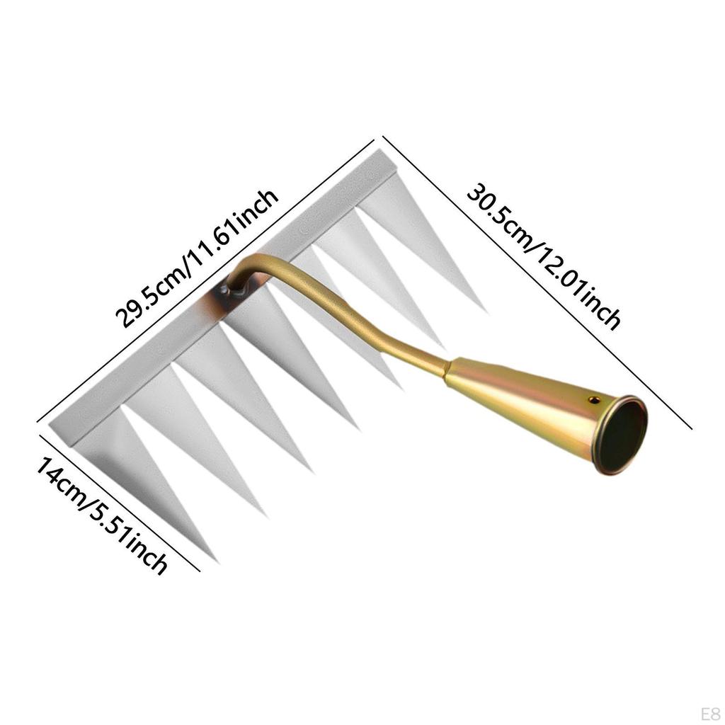 Detachable Gardening Hand Weeder Tool Manual Claw Loosening Soil Heavy Duty Weeding Rake Weed
