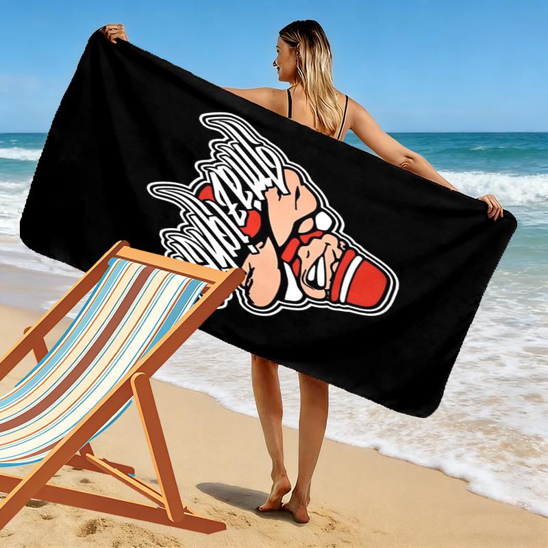 Ultras imazighen Print Strandtuch, Großes Weiches Schnelltrocknendes Handtuch für Strand Camping Schwimmen