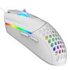 Wired Mouse Hollow Design with 6400DPI Colorful Backlit Ergonomic for Gaming and Working S500 Black