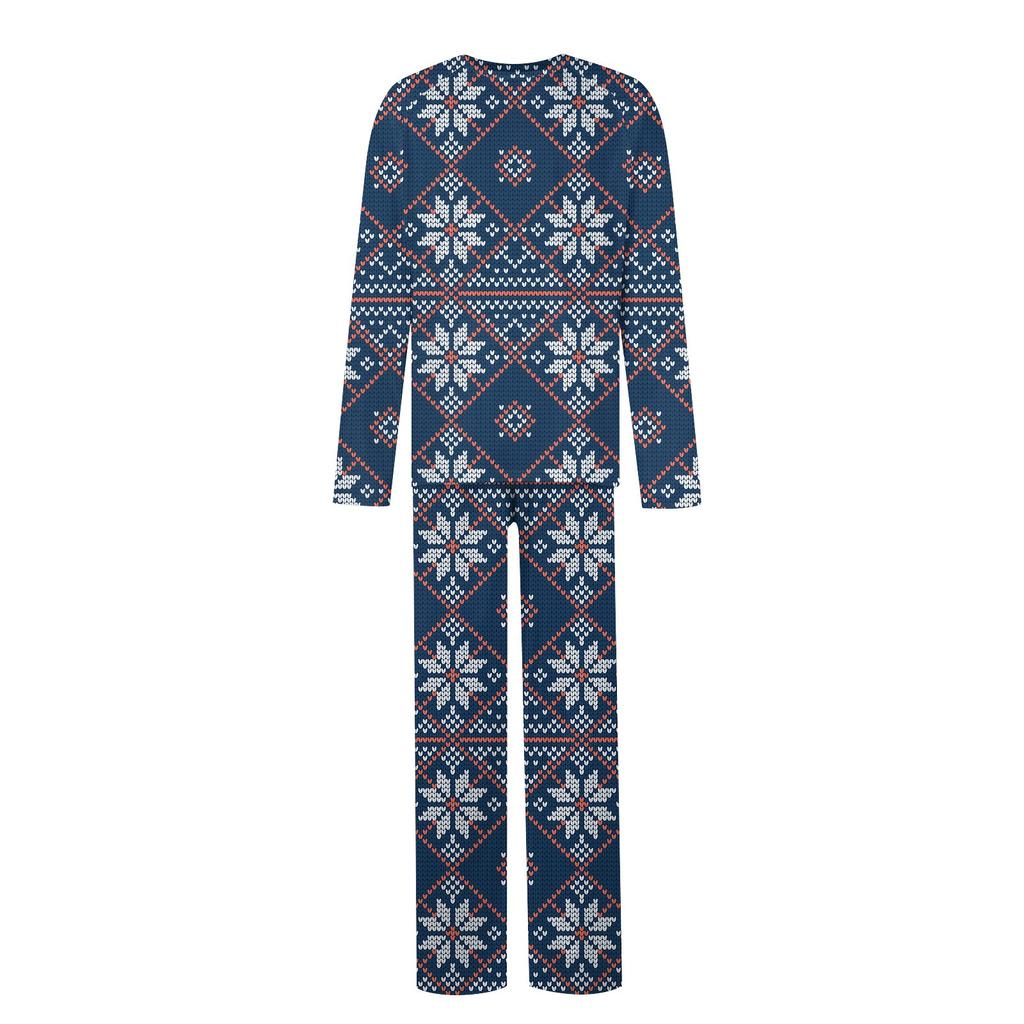 Christmas Parent Child Family Set Home Furnishings Christmas Pajamas Two Piece Set