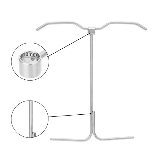 Gancho Pendurador de Peru para Pit Barrel Cooker Aço Inoxidável Rack para Fritadeira de Peru para Cozinhar ao Ar Livre Churrasco no Pátio Festa de Acampamento