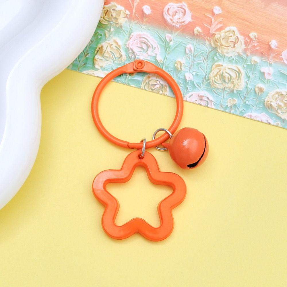 

Gift Keychain Pendant Acrylic Schoolbag Pendant Car Key Accessories Bag Keyring оранжевый