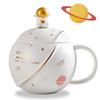 400ML Novelty Space Mug Space Themed Water Cup Astronaut Coffee Cup Ceramic Material Perfect for Water Milk Beverages