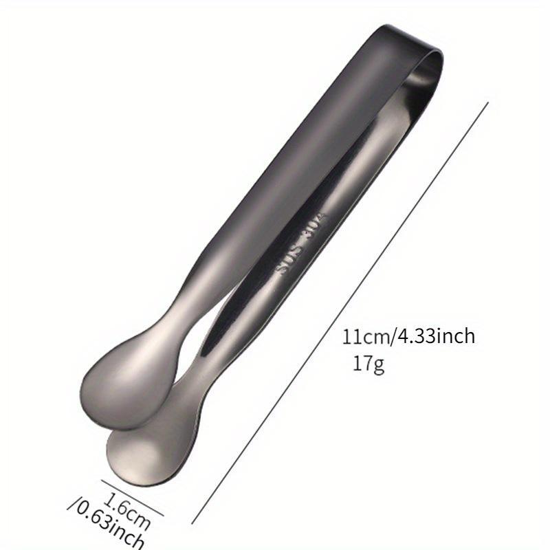 304 Stainless Steel Clip Ice Tong Bread Food BBQ Clip Barbecue Clip Cube Sugar Ice Tongs Tool Bar Kitchen Utensils