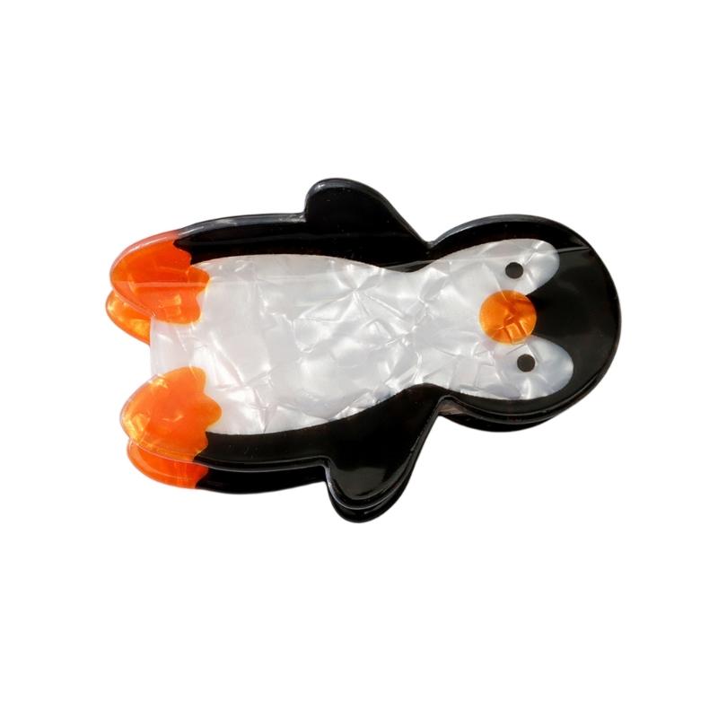 Cute Animal Hair Claw Clip, Compact PVC Hair Accessory for Daily Wear, Travel Styling and Decorative Hair Hold