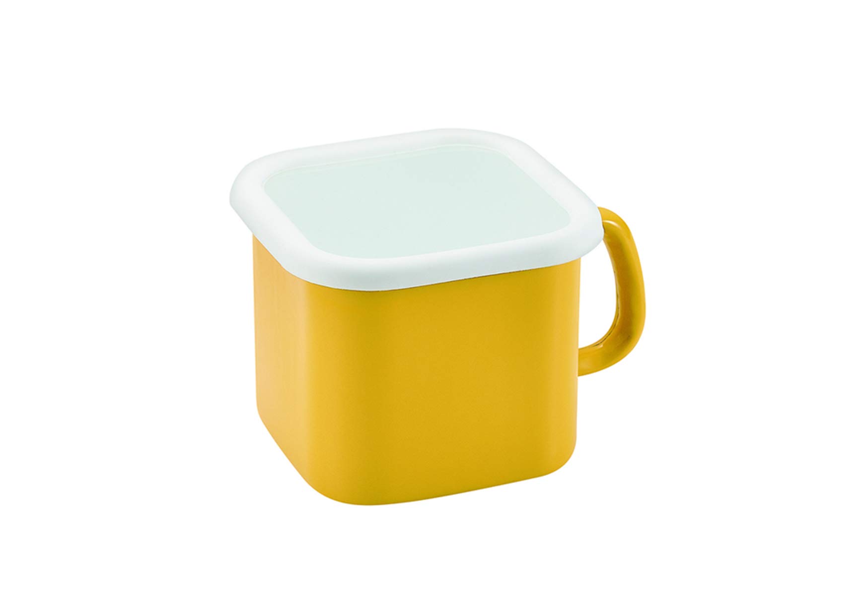 

Pearl Metal Square IH Можно использовать в качестве места для хранения Можно хранить в маленькой кастрюле, кастрюле, 12 см, эмалированной, совместимой, кастрюле для одной руки, контейнере,