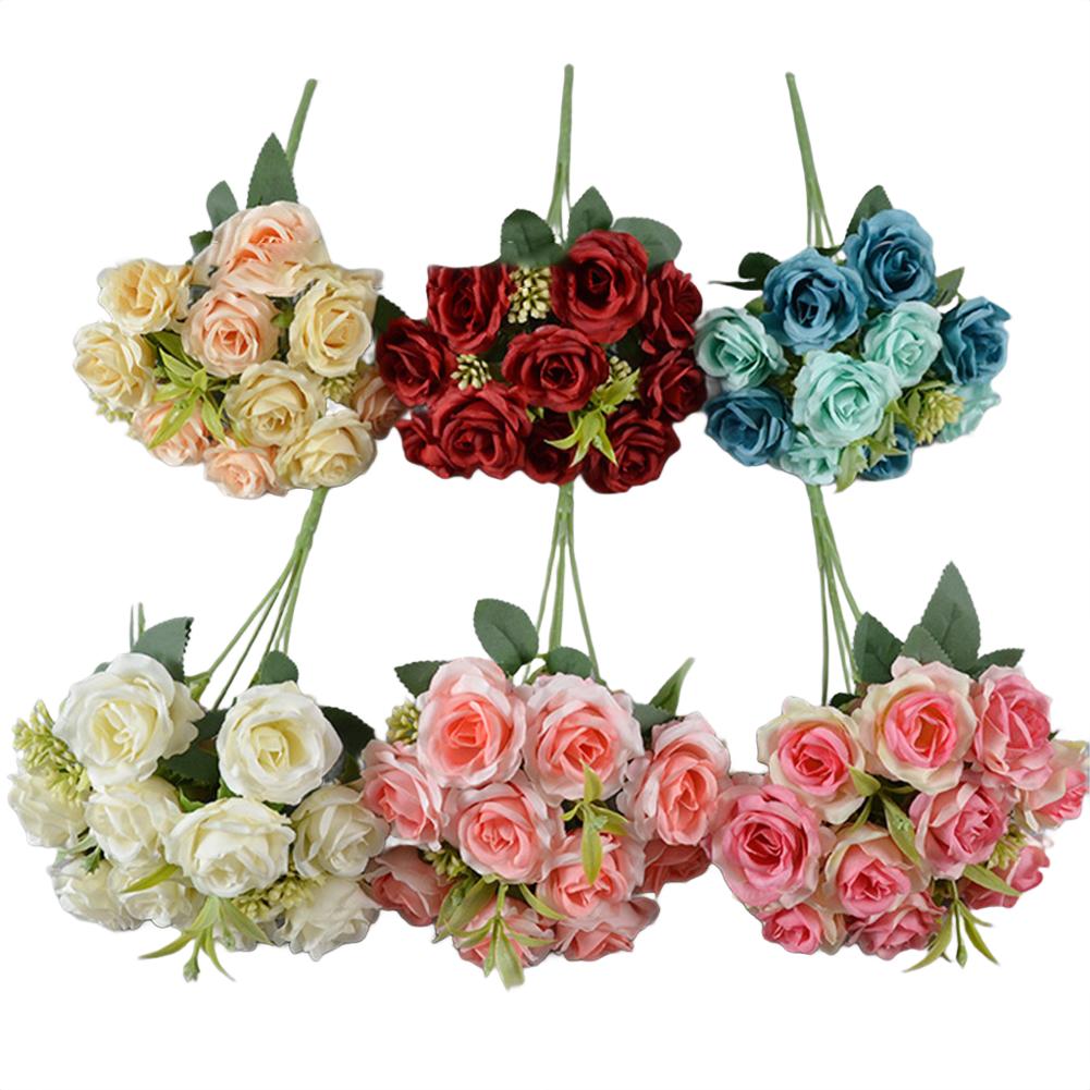 Artificial Small Roses Bouquet Long-lasting Decoration Realistic Flower Appearance Suitable For Multiple Occasions