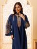 AB420 Middle East Women's Embroidered Cord Muslim Pullover Dress
