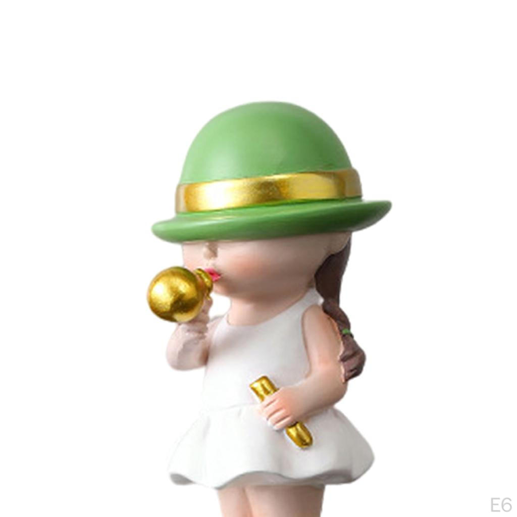 Chic Cartoon Figurine Sculpture Ornament Miniature Statue Bookshelf Crafts