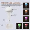 Voice-Controlled Jellyfish Night Light - 72 Colors Gradient Ambient Lamp with Floating Effect for Ho