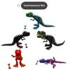 Set de 5 dinosaurios impresos en 3D con articulaciones móviles, incluyendo Ankilosaurio, Sauron y Espinosaurio, pieza de exhibición para el hogar y la decoración