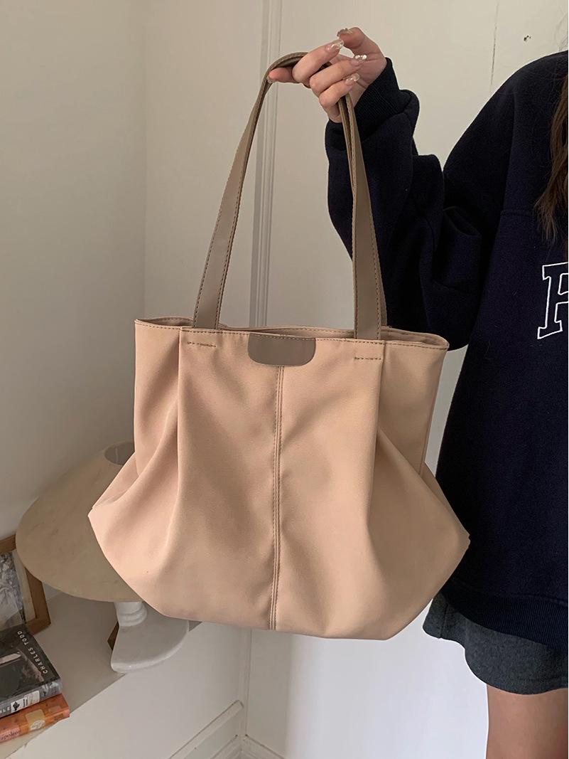 

Трендовая холщовая сумка-тоут 2025 - Универсальная, вместительная наплечная сумка для студентов и пассажиров