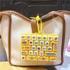 New 26-Key Stress-Relief Keyboard Toy Keychain Figurine Cute Creative Student Children'S Birthday Gift Small Pendant Decoration