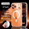 Magnetic Transparent Shockproof Case for Apple iPhone 15/16 Pro/17/18