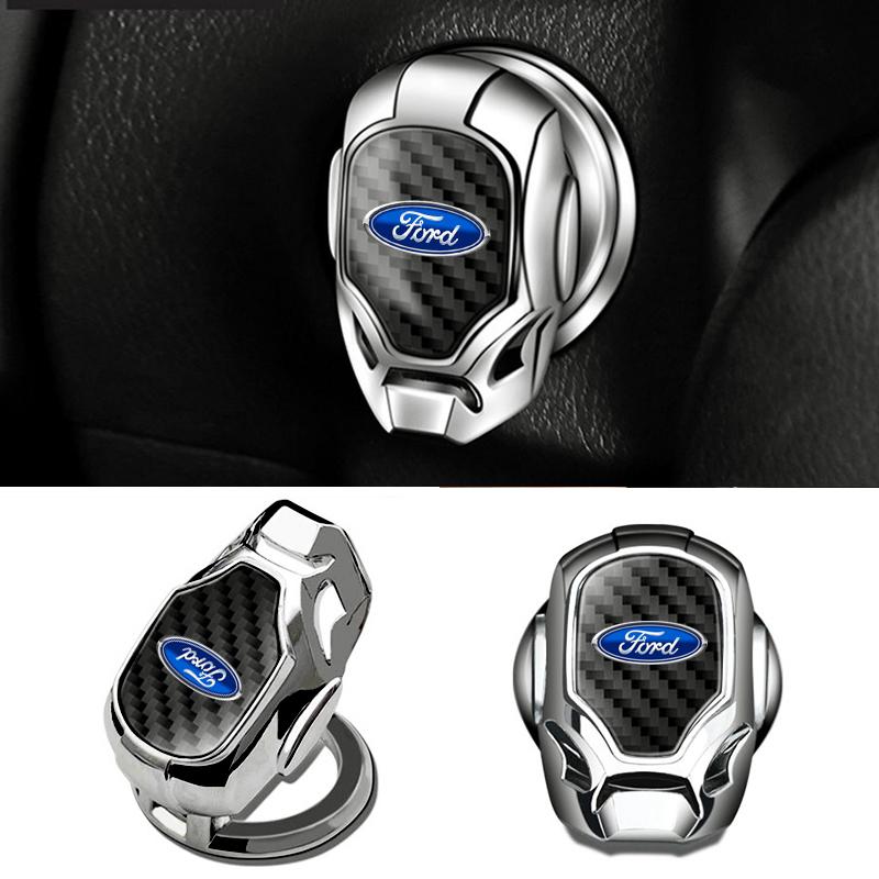 Ochranný kryt dekorace tlačítka spínače startování motoru jedním kliknutím pro auto Ford Raptor Fiesta Focus 2 3 4 Mondeo Ecosport Mustang