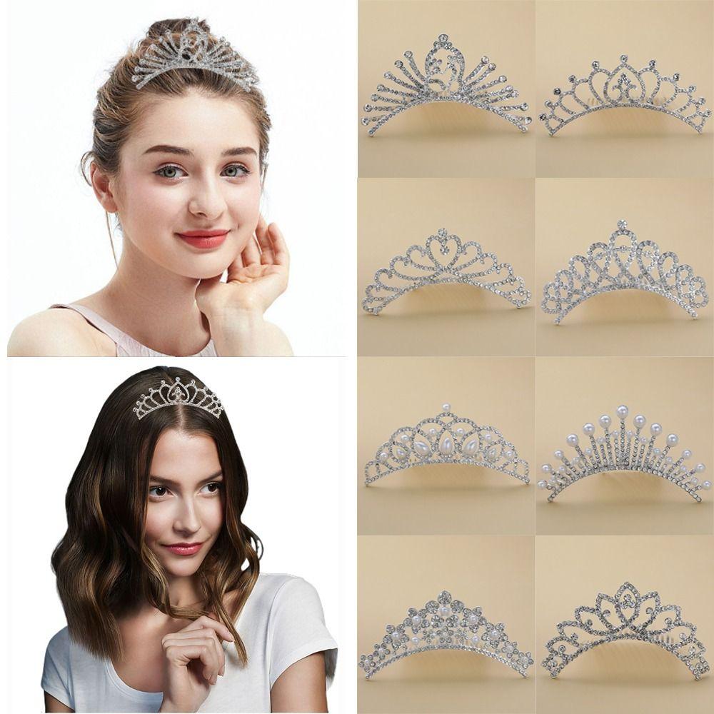 

Shining Crowns Hair Comb Rhinestone Bridal Hair Accessories Crown Hair Band Wedding