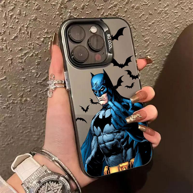 Cool B-Bats-man Logo Hero Phone Case For iPhone 11 12 13 14 15 16 17 Pro Max 16e 17E 17 Air Plus 13 Mini Shockproof Fundas Cover