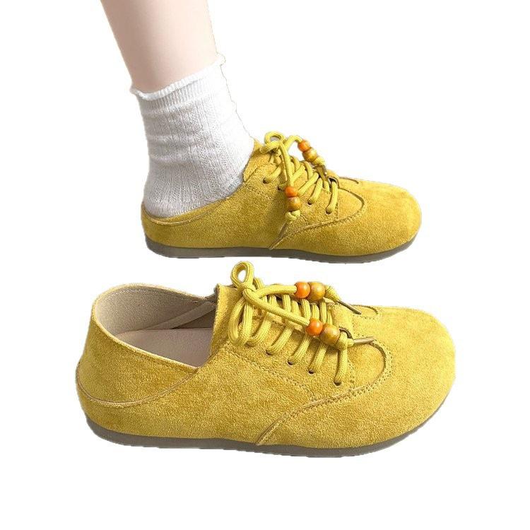 New Retro All-inclusive Platform Birkenstocks Autumn Birkenstocks Single Shoes Doudou Shoes