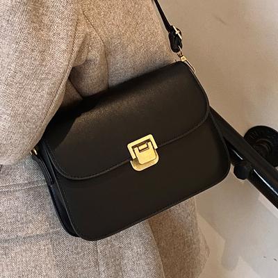 Sac pour femme haut de gamme pour l'automne et l'hiver pour femme, nouveau, tendance et à la mode, simple sac bandoulière, rétro, à la mode, carré à une épaule