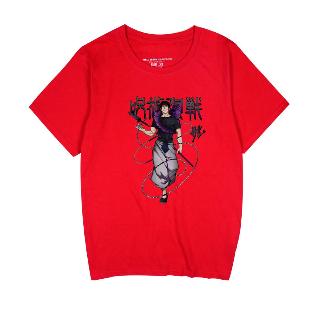 Fashion Jujutsu Kaisen Cartoon T Shirt Women/Men's Casual Jujutsu Kaisen Anime Printed Short Sleeve Cosplay T-shirts