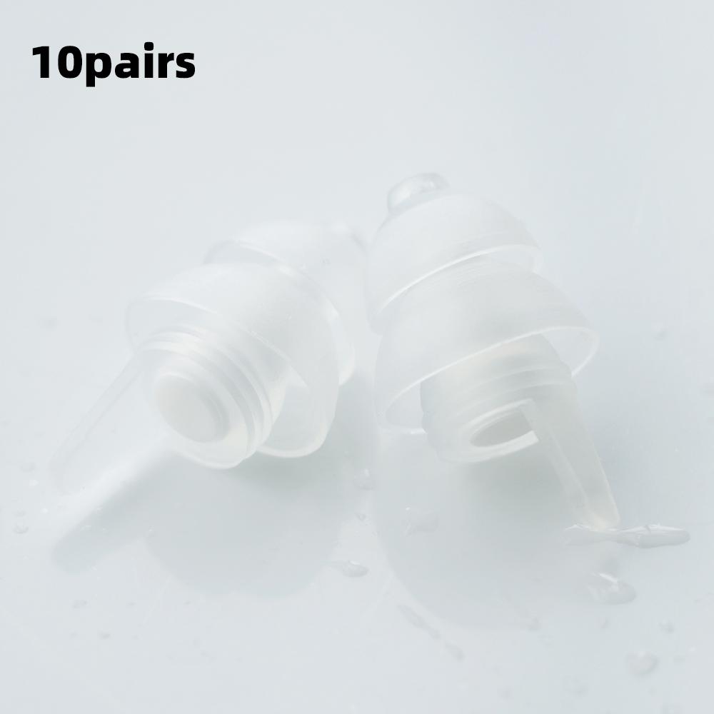 HUAK Reusable High Fidelity Concert Silicone Ear Plugs for Noise Cancelling Musicians Motorcycles Sleeping Work, Study, Swim