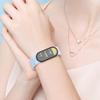 For Xiaomi Bracelet 8 Mi Bracelet 9 Male Female Replacement Sports Magnetic Breathable Folding Buckle Silicone Strap Band