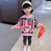 Girls Spring Autumn Fashion Hoodie Tracksuit Cute Baby Casual Two Piece Set