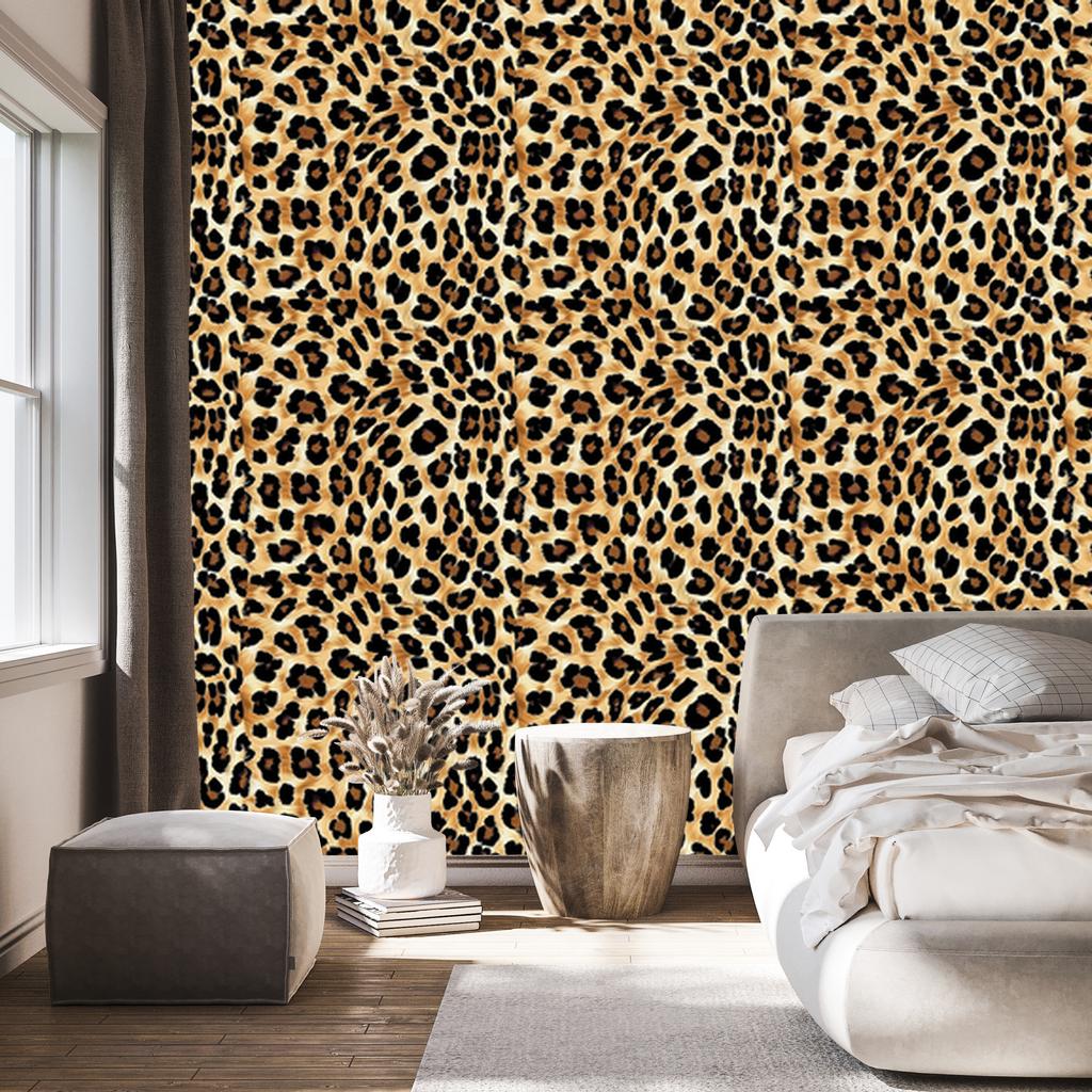Animal Skin Gold and Ochre Wallpaper for Living Room and Bedroom 50x1000